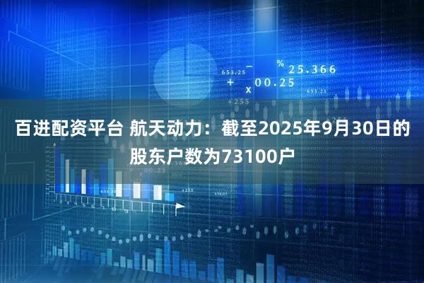 百进配资平台 航天动力：截至2025年9月30日的股东户数为73100户